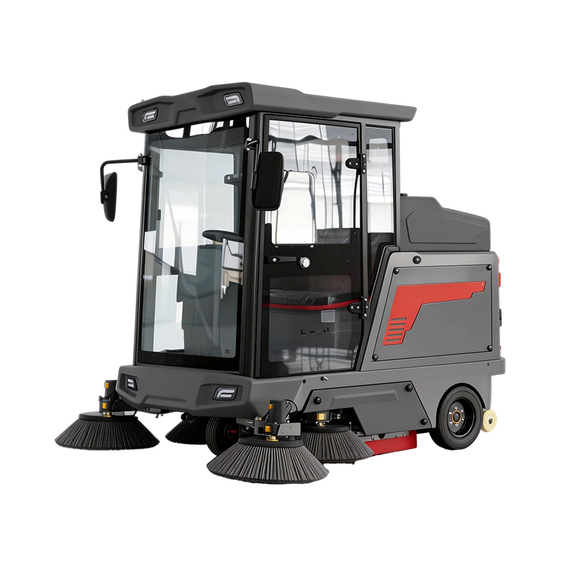 JC2000 Full Closed Cabin Ride-on Industrial Floor Sweeper
