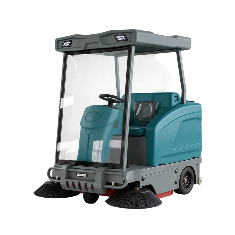 JC1550 Front Windshield Canopy Ride-on Industrial Sweeper